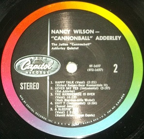 Nancy Wilson / Cannonball Adderley - Nancy Wilson / Cannonball Adderley | Capitol Records (ST 1657) - 4 Nancy Wilson / Cannonball Adderley - Nancy Wilson / Cannonball Adderley | Capitol Records (ST 1657) - 4