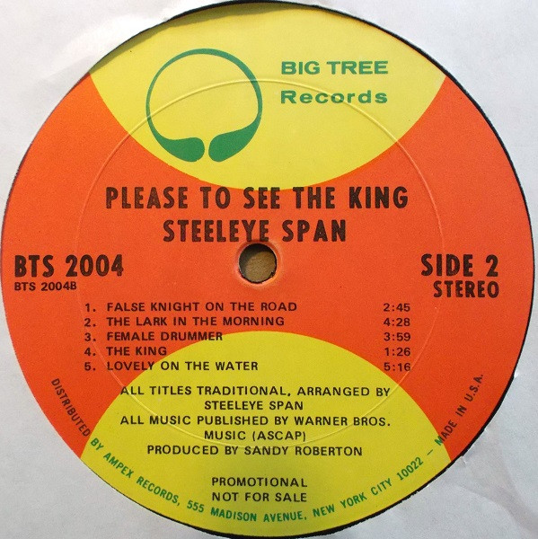 Steeleye Span - Please To See The King | Big Tree Records (BTS 2004) - 4 Steeleye Span - Please To See The King | Big Tree Records (BTS 2004) - 4