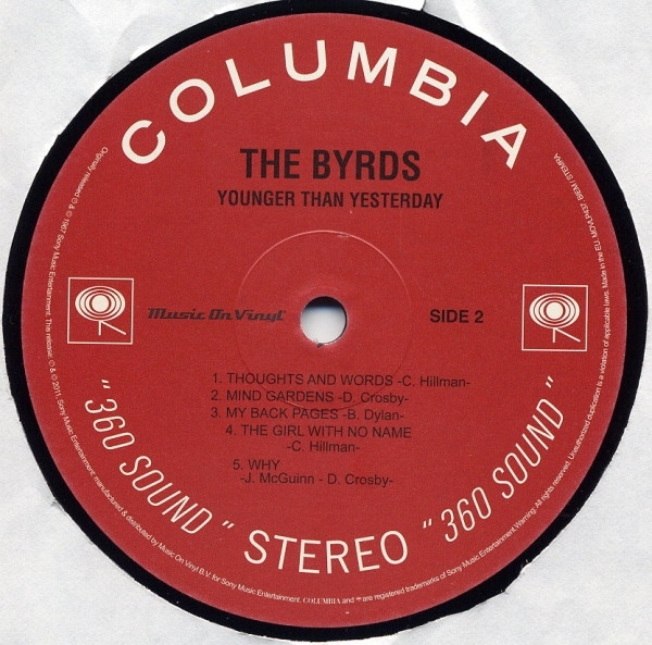 The Byrds - Younger Than Yesterday | Music On Vinyl (MOVLP437) - 4 The Byrds - Younger Than Yesterday | Music On Vinyl (MOVLP437) - 4