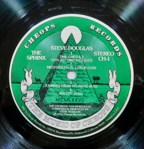 Steve Douglas - The Music Of Cheops | Cheops Records, Inc. (CH-1) - 4 Steve Douglas - The Music Of Cheops | Cheops Records, Inc. (CH-1) - 4