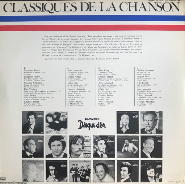 Various - Classiques De La Chanson | EMI (2606143) - 2 Various - Classiques De La Chanson | EMI (2606143) - 2