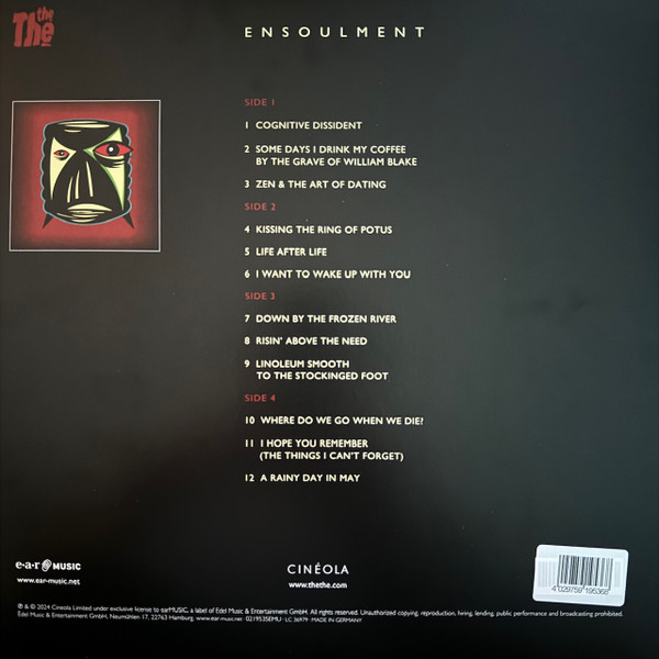 The The - Ensoulment | Ear Music (0219535EMU) - 4