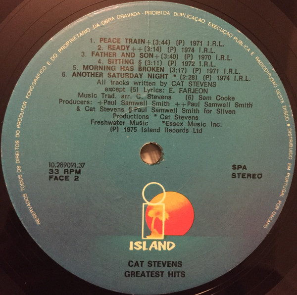 Cat Stevens - Greatest Hits | Island Records (10.289091.37) - 4
