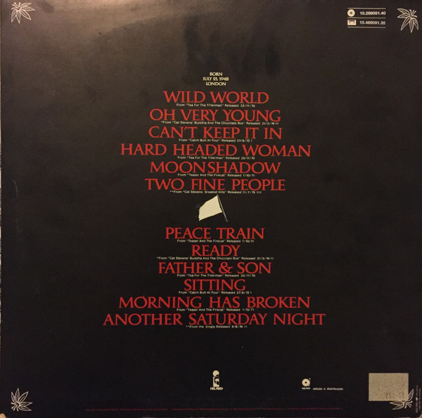 Cat Stevens - Greatest Hits | Island Records (10.289091.37) - 2