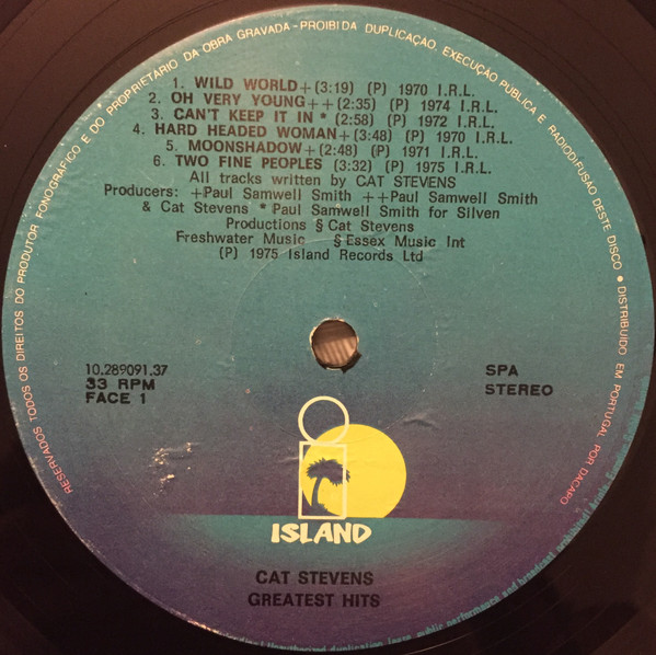 Cat Stevens - Greatest Hits | Island Records (10.289091.37) - 3