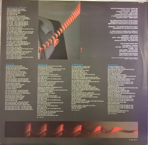 Chris de Burgh - Man On The Line | A&M Records (AMLX 65002) - 2