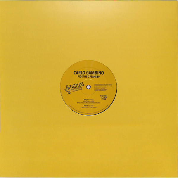 Carlo Gambino - Ride The D Plane | Tasteless Thieves (THIEVES001) - 2 Carlo Gambino - Ride The D Plane | Tasteless Thieves (THIEVES001) - 2