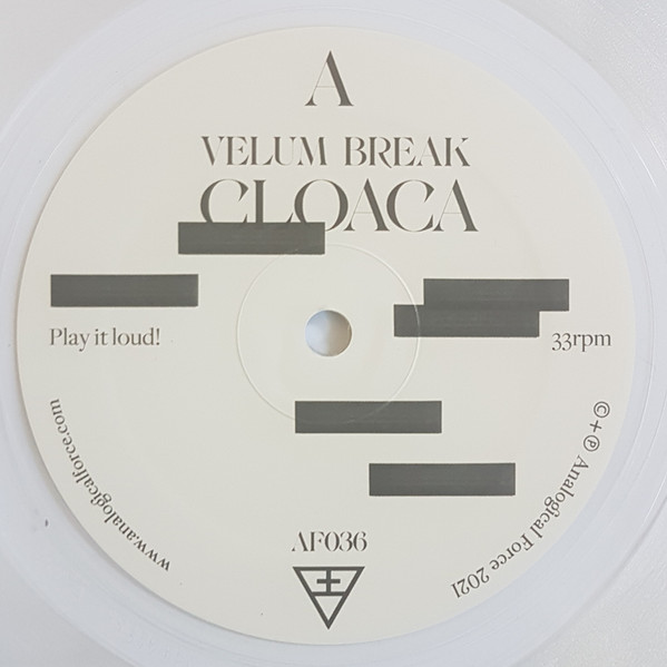 Velum Break - Cloaca | Analogical Force (AF036) - 4 Velum Break - Cloaca | Analogical Force (AF036) - 4
