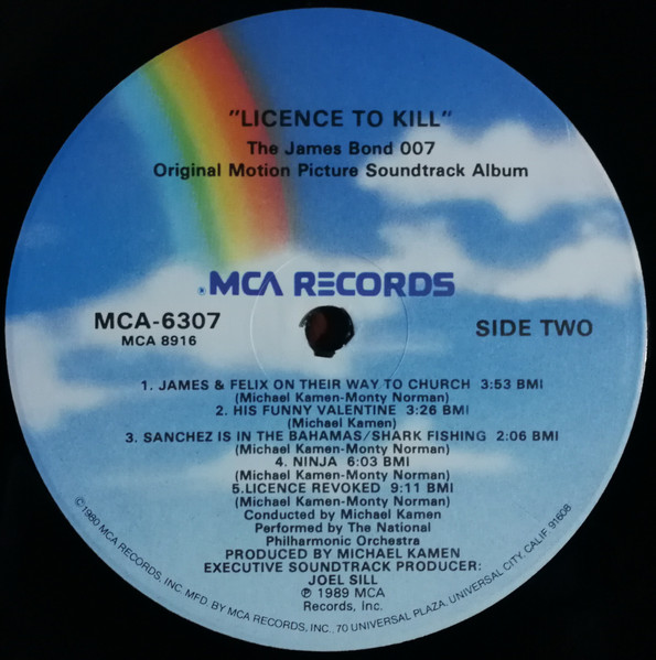 Licence To Kill (Original Motion Picture Soundtrack Album)