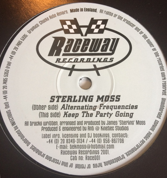 Sterling Moss - Alternating Frequencies | Raceway Recordings (Race 001) - 2