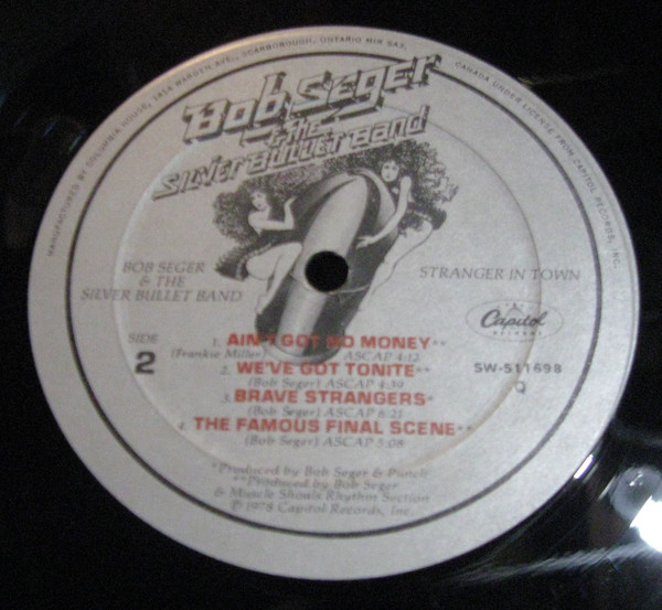 Bob Seger And The Silver Bullet Band - Stranger In Town [Vinyl] | Capitol Records (SW-511698) - 4