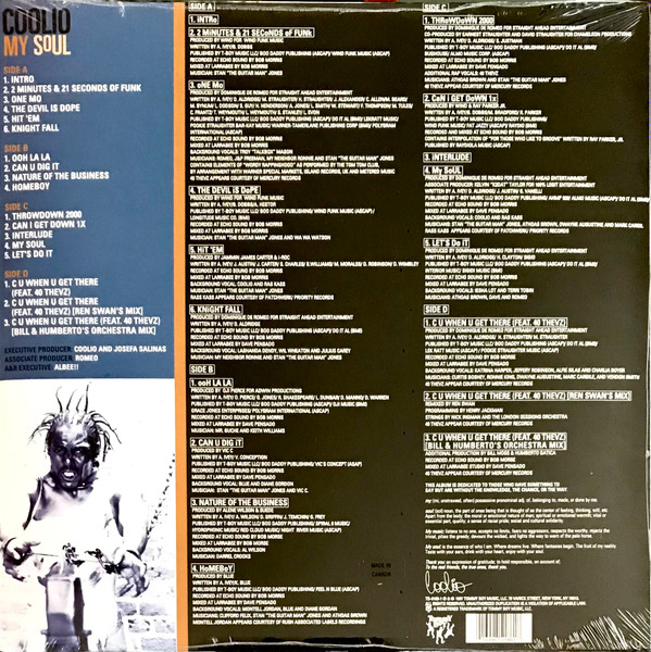 Coolio - My Soul (25th Anniversary) | Tommy Boy (TB-5186-1) - main