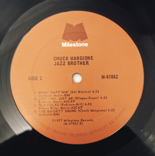 Chuck Mangione - Jazz Brother | Milestone (M-47042) - 4