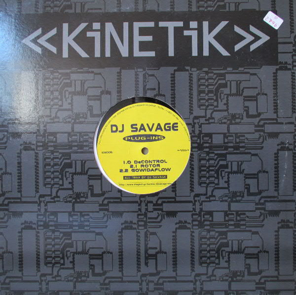 DJ Savage - Plug-Ins | Kinetik Records (KIN005) - main DJ Savage - Plug-Ins | Kinetik Records (KIN005) - main