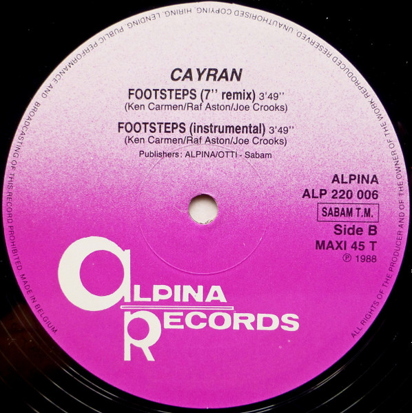 Cayran - Footsteps | Alpina Records (ALP 220 006) - 4 Cayran - Footsteps | Alpina Records (ALP 220 006) - 4