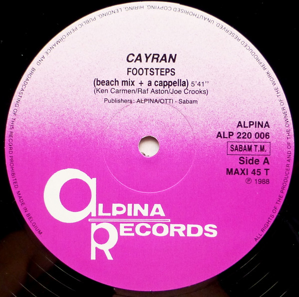 Cayran - Footsteps | Alpina Records (ALP 220 006) - 3 Cayran - Footsteps | Alpina Records (ALP 220 006) - 3