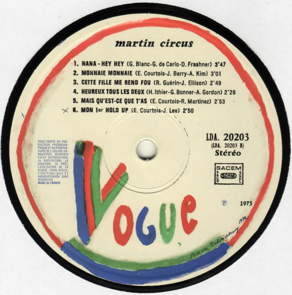 Martin Circus - N°1 USA Hits Of The 60's | Vogue (LDA. 20203) - 4