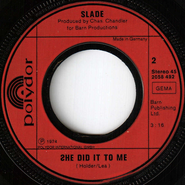 Slade - The Bangin' Man | Polydor (2058 492) - 2