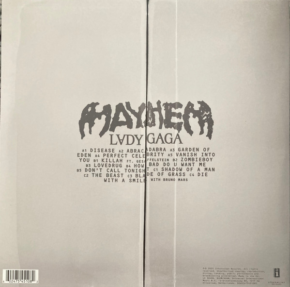 Lady Gaga - Mayhem | Interscope Records (602475451082) - 3 Lady Gaga - Mayhem | Interscope Records (602475451082) - 3