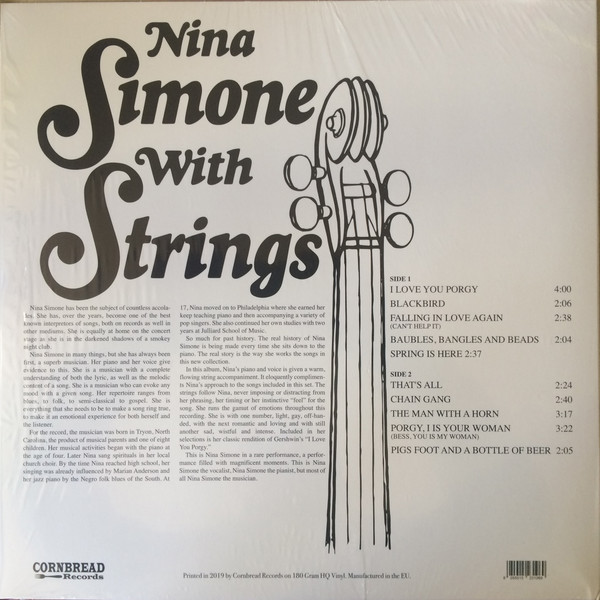 Nina Simone - Nina Simone With Strings | Cornbread Records (CRNBR16064) - 2