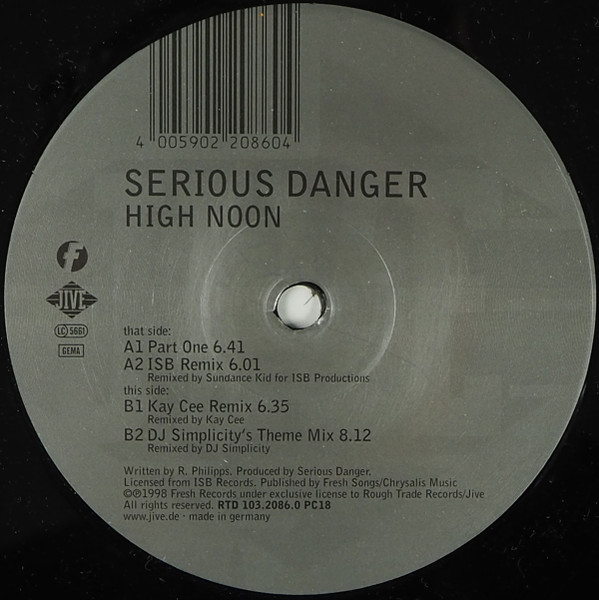 Serious Danger - High Noon | Jive (RTD 103.2086.0) - main Serious Danger - High Noon | Jive (RTD 103.2086.0) - main