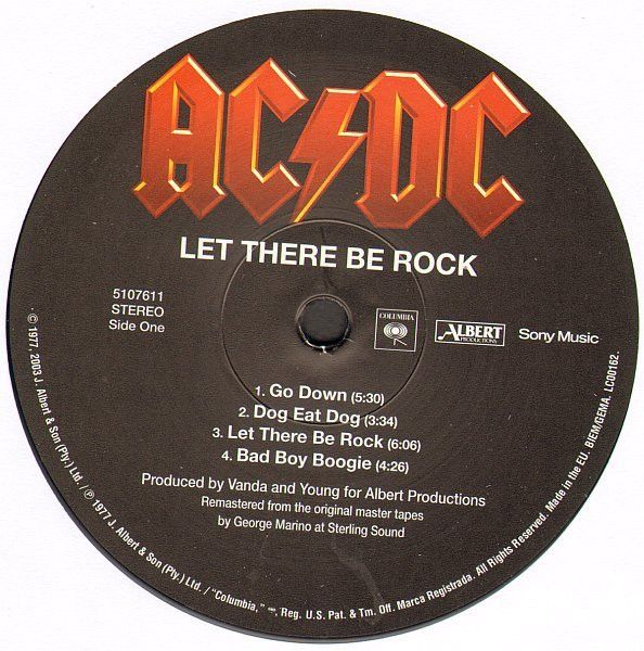 AC/DC - Let There Be Rock | Columbia (5107611) - 2