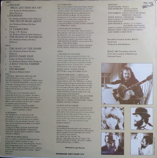 The John Renbourn Group - The Enchanted Garden | Transatlantic Records (TRAL 5356) - 2 The John Renbourn Group - The Enchanted Garden | Transatlantic Records (TRAL 5356) - 2