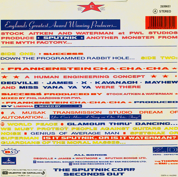 Sigue Sigue Sputnik , Stock, Aitken & Waterman - Success | Parlophone (20300657) - 2