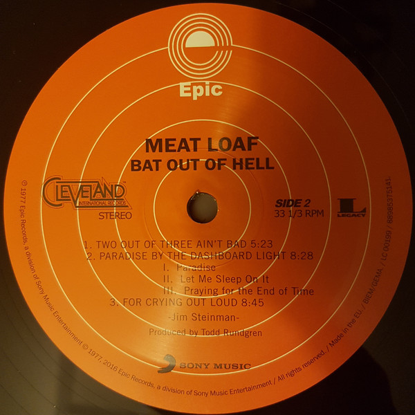 Meat Loaf - Bat Out Of Hell | Epic (88985375141) - 3