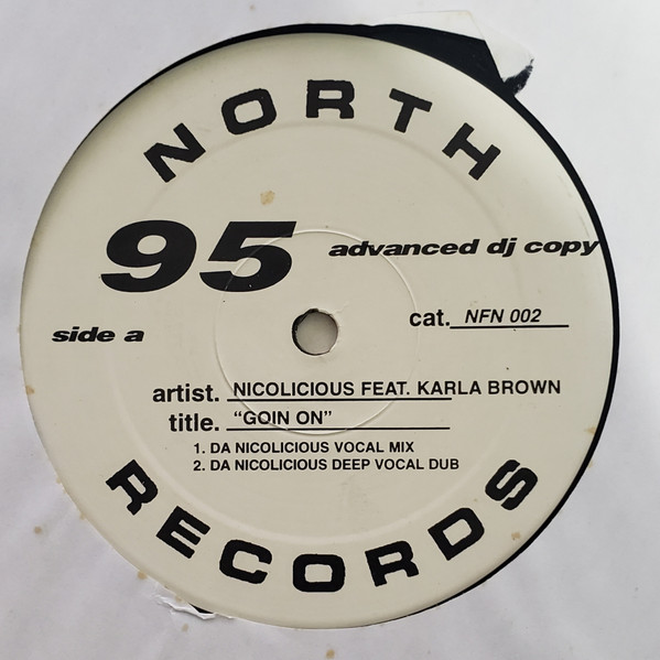 Nicolicious Feat. Karla Brown - Goin' On | 95 North Records (NFN002) - main Nicolicious Feat. Karla Brown - Goin' On | 95 North Records (NFN002) - main