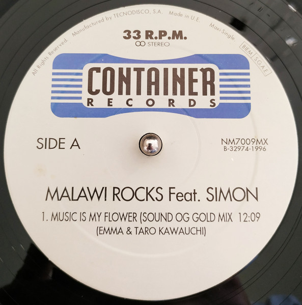 Malawi Rocks feat Simon - Music Is My Flower | Container Records (NM7009MX) - 3