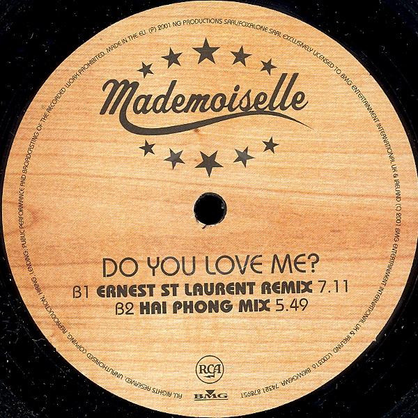 Mademoiselle - Do You Love Me? | RCA (74321 87895 1) - 4 Mademoiselle - Do You Love Me? | RCA (74321 87895 1) - 4
