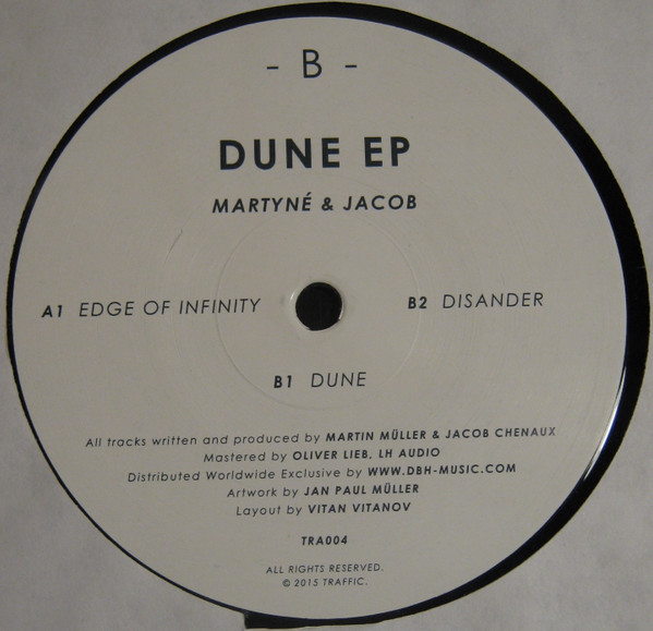 Martyné & Jacob Chenaux - Dune EP | Traffic (TRA004)