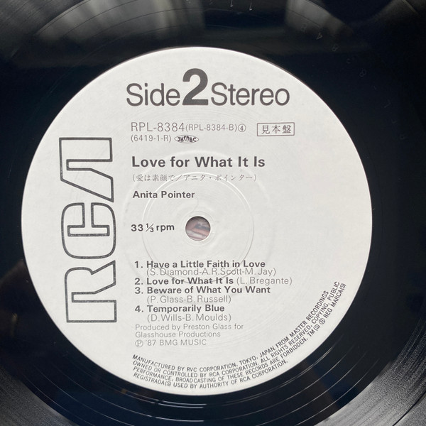 Anita Pointer - Love For What It Is | RCA (RPL-8384) - 4 Anita Pointer - Love For What It Is | RCA (RPL-8384) - 4