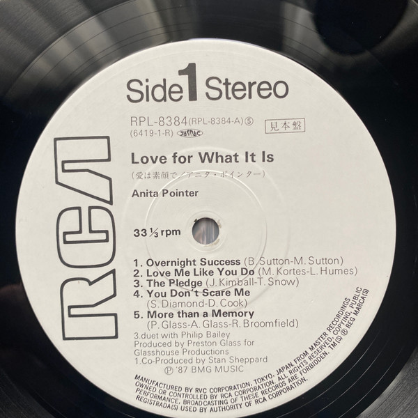 Anita Pointer - Love For What It Is | RCA (RPL-8384) - 3 Anita Pointer - Love For What It Is | RCA (RPL-8384) - 3