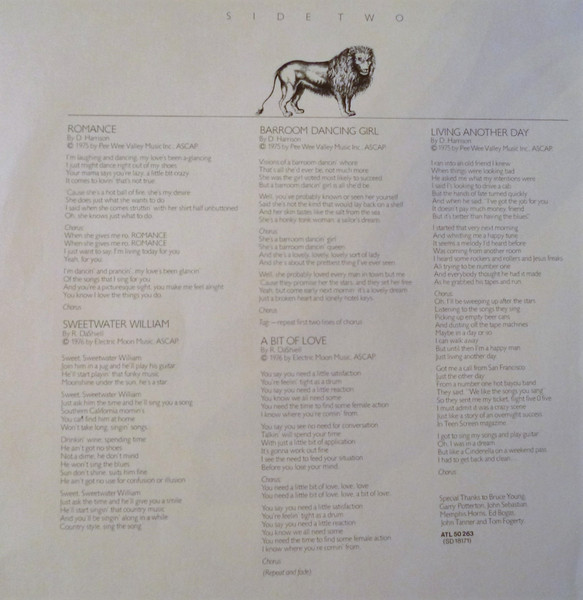 The Don Harrison Band - The Don Harrison Band | Atlantic (ATL 50 263) - 4