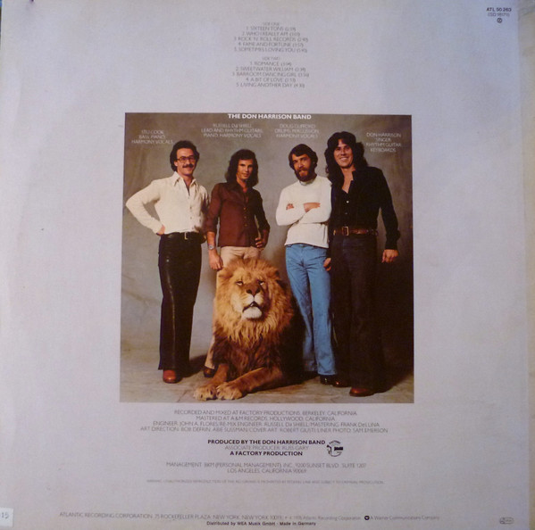 The Don Harrison Band - The Don Harrison Band | Atlantic (ATL 50 263) - 2