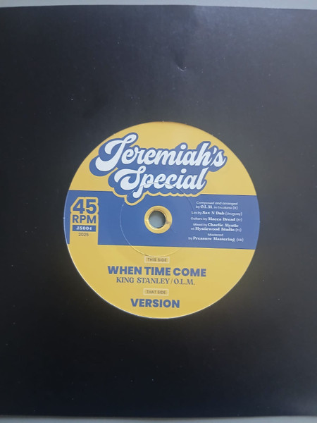 King Stanley , O.L.M. - When Time Come | Jeremiah's Special (JS004) - main