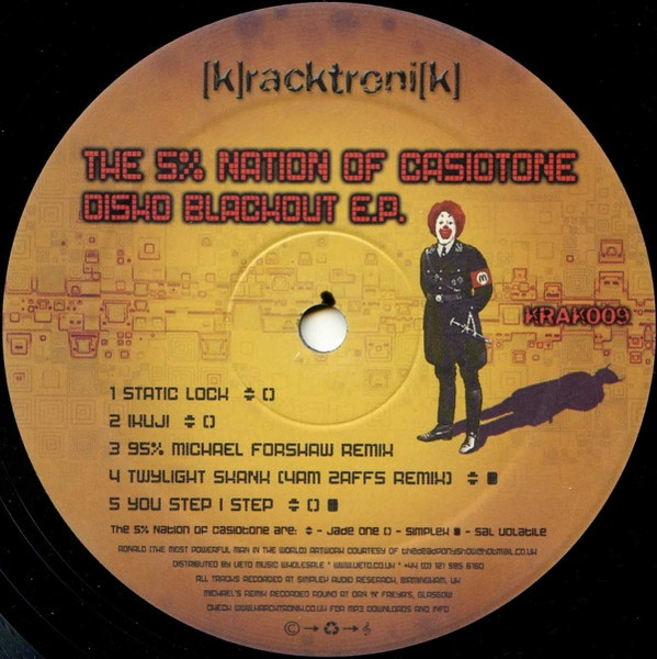 The 5% Nation Of Casiotone - Disko Blackout E.P. | [k]rack-troni[k] (KRAK009)