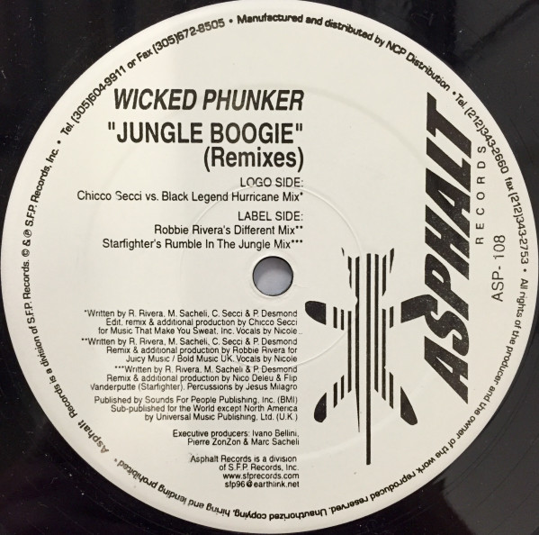 Wicked Phunker - Jungle Boogie | Asphalt Records (ASP-108)