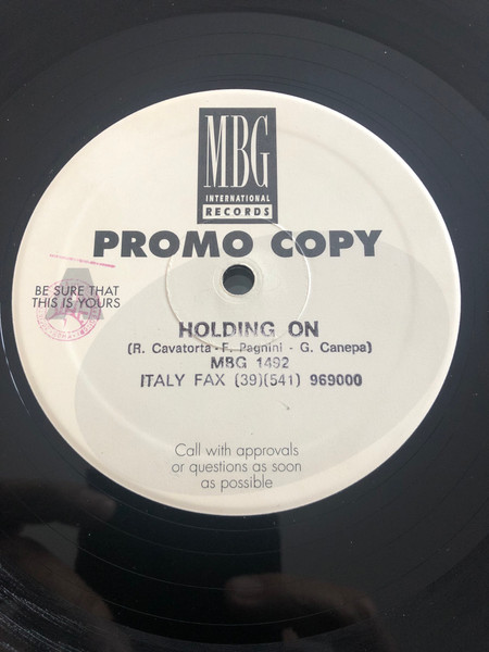 D.J.'s Inside - Holding On | MBG International Records (MBG 1492)