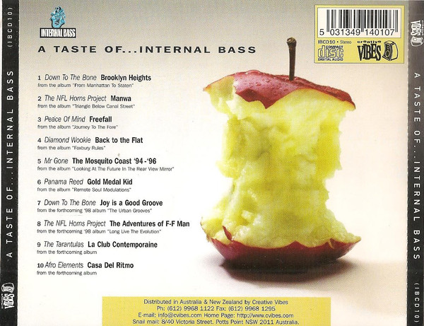 Various - A Taste Of ... Internal Bass | Internal Bass (IBCD 10) - 2