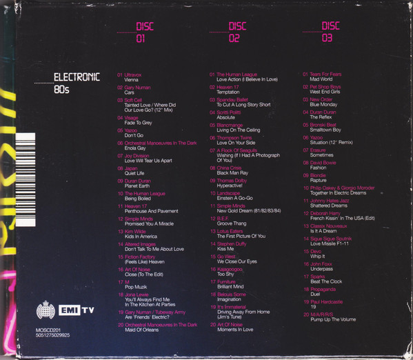 Various - Anthems Electronic 80s | Ministry Of Sound (MOSCD201) - 2 Various - Anthems Electronic 80s | Ministry Of Sound (MOSCD201) - 2
