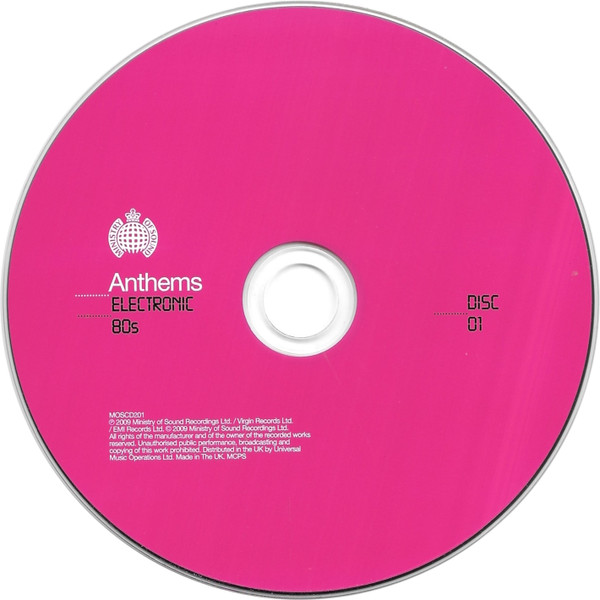 Various - Anthems Electronic 80s | Ministry Of Sound (MOSCD201) - 4 Various - Anthems Electronic 80s | Ministry Of Sound (MOSCD201) - 4