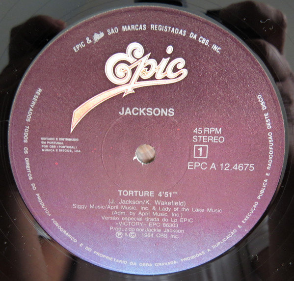 The Jacksons - Torture | Epic (EPC A 12.4675) - 2