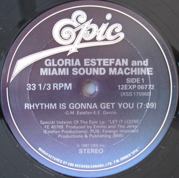 Miami Sound Machine - Rhythm Is Gonna Get You (12") [Vinyl] | Epic (12EXP-06772) - 3