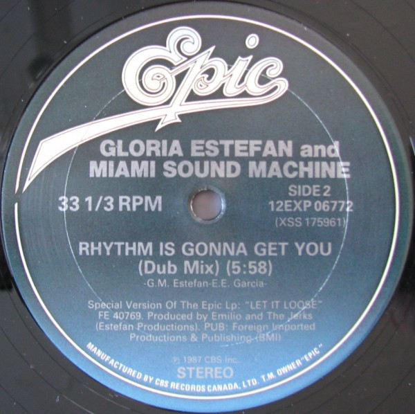 Miami Sound Machine - Rhythm Is Gonna Get You (12") [Vinyl] | Epic (12EXP-06772) - 4