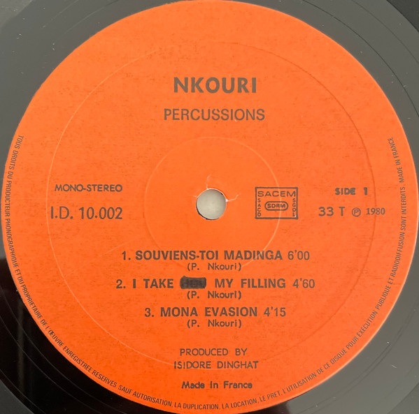 Prosper N'Kouri - Percussions | Isidore Dinghat (I D 10 002) - 3