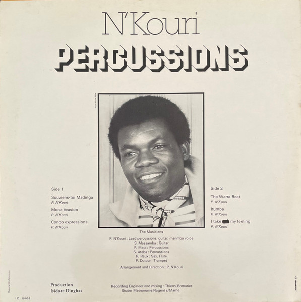 Prosper N'Kouri - Percussions | Isidore Dinghat (I D 10 002) - 2