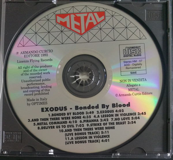 Exodus - Bonded By Blood | Armando Curcio Editore (HM-07) - 4 Exodus - Bonded By Blood | Armando Curcio Editore (HM-07) - 4